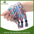 Fast sample time cheap custom fabric cloth thin wristband
